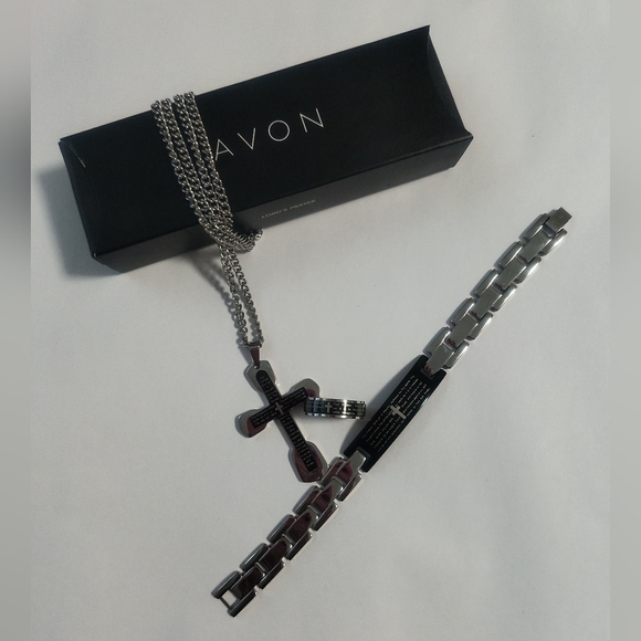 Men Lord's Prayer Stainless Steel Set - Picture 4 of 9